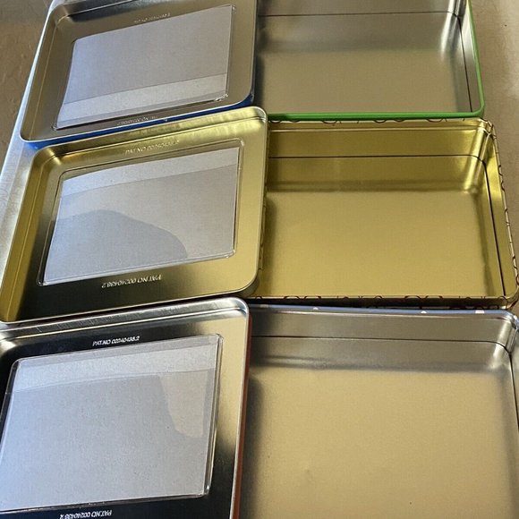 Christmas/Holiday Photo Box Tins, Fits 4x6 Photo (Pre-owned/Good Cond), Set of 3 - Picture 3 of 6